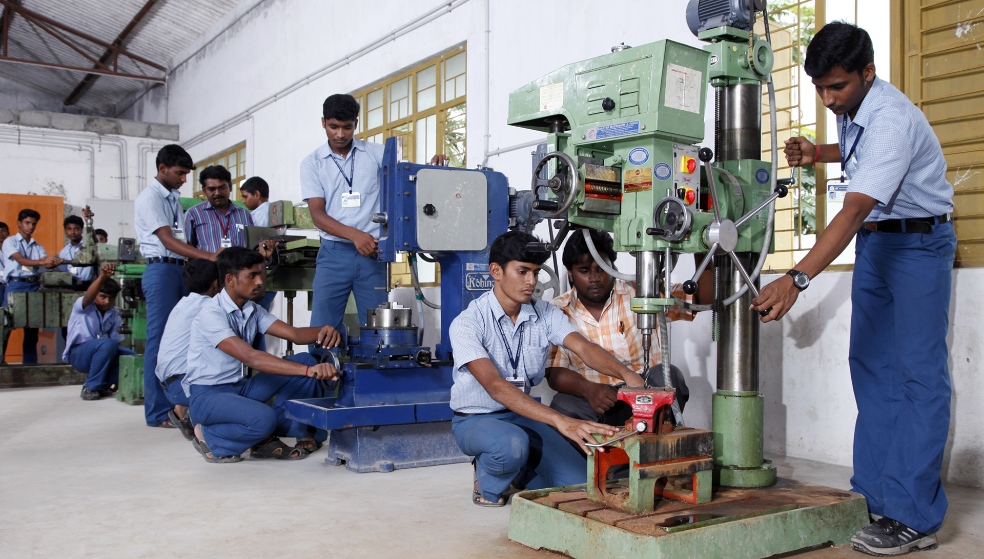 ABC Polytechnic workshop and campus area